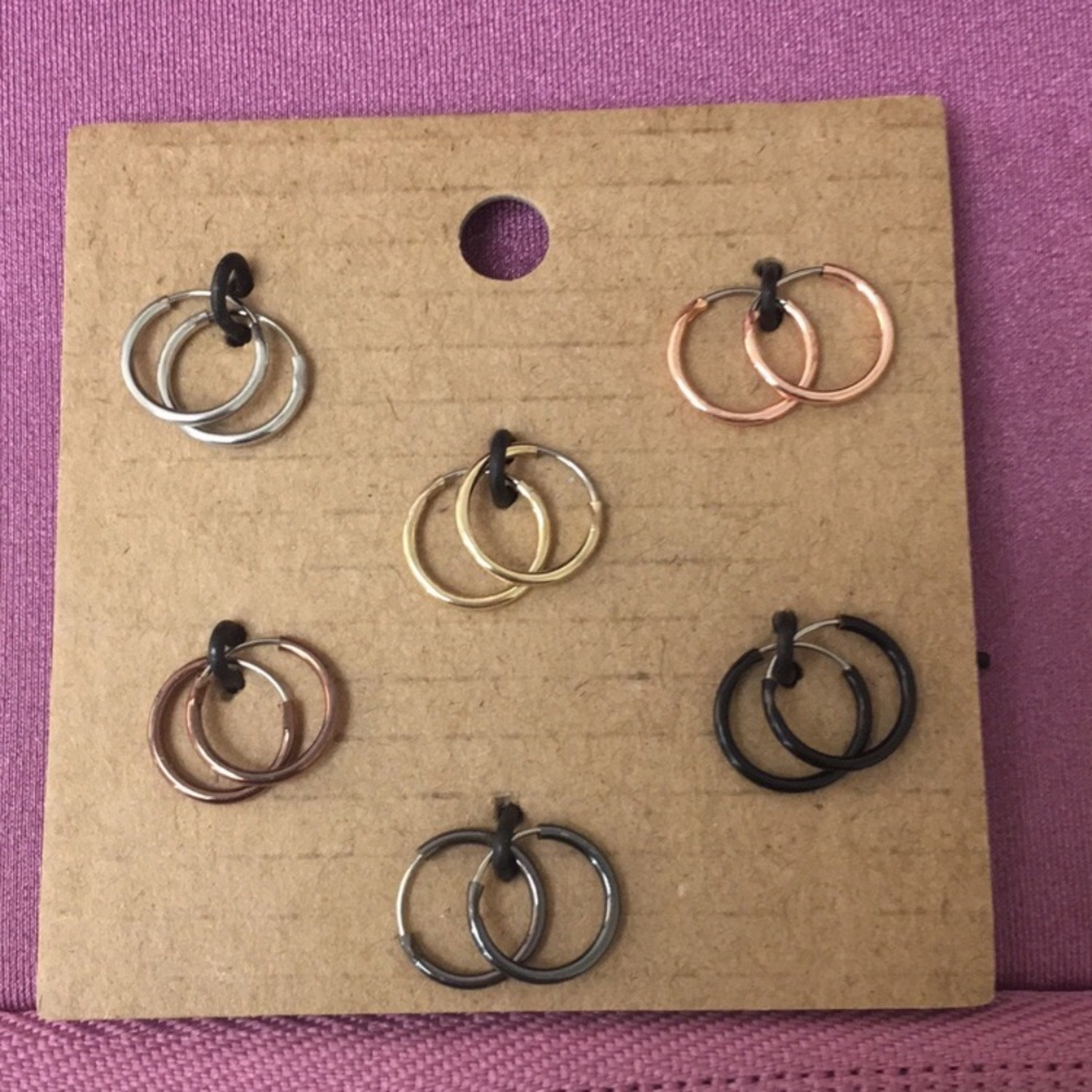 Urban outfitters mini hoop earrings